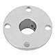 2pcs Stahlflansch Wellenkupplung M4 Starre ID 12mm AD 18mm Motorwellenkupplung Stecker