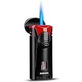 🔥 【ALTA CALIDAD】 Mechero de cuerpo metálico resistente de alta calidad con ventana de nivel de combustible, válvula de recarga universal. Encendedor a prueba de viento con antorcha de butano de llama fuerte a chorro. Cuando sostenga nuestro encendedor en la mano, sabrá que vale la pena. Nos hemos comprometido con la innovación y producción de encendedores de alta calidad.