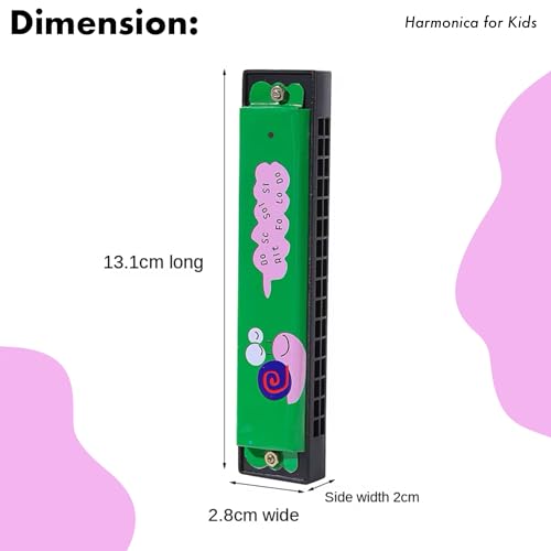 Image of SNAPTRON 12Pcs Harmonica Set for Kids, Cartoon Musical Instrument Birthday Return Gifts for Girls & Boys