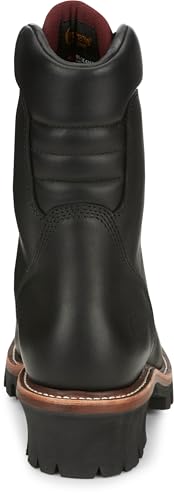 Chippewa Super DNA 9" Waterproof Steel Toe Insulated Logger Boot, Men's Industrial & Construction, Premium Leather, Vibram Sole4