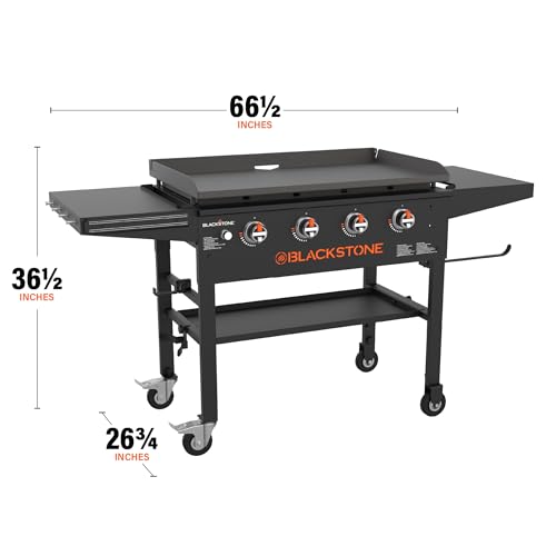 image for Blackstone Portable Outdoor Gas Griddle 4 Burner Propane Flat Top Gril
