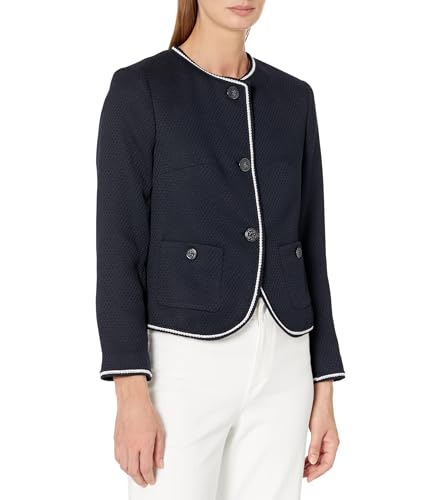 Tommy Hilfiger Girl's Textured Button Front Jacket