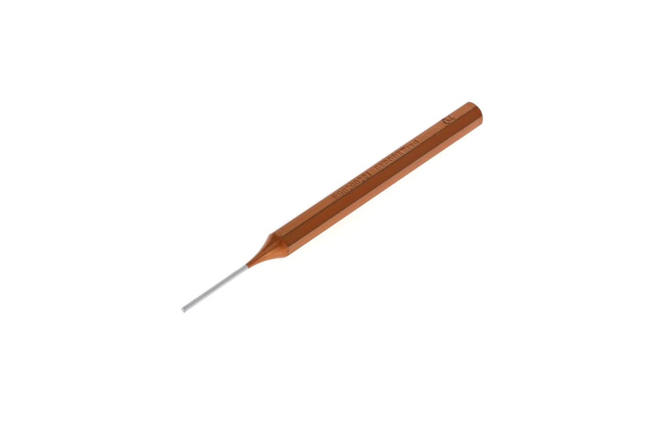 Gedore Red Silver/Copper Pin Punches, 1 Piece, 150 X 2 Mm, Steel/Varnish,