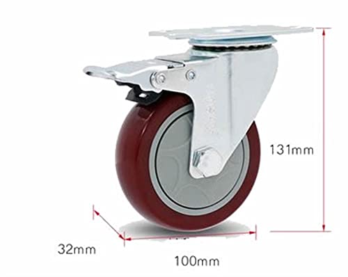 Roulettes industrielles 4 pouces pour chariot lourd solution bruit et fatigue - 2