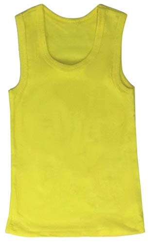 Tobeinstyle Girls' 4 Pack Ribbed Tank Tops - Neon - Size 1 #TOP5