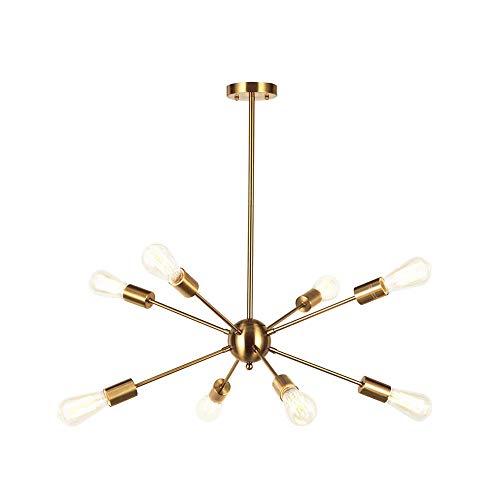 Plafonnier chic en laiton style design nordique et industriel postmoderne E27