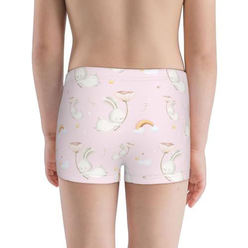 Boys' Cotton Boxer Brief Soft Underwear-Rainboe And Rabbit3