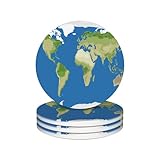 Antidérapants : Chaque Dessous De Verre Est Doté D'Un Support En Liège Pour Une Fixation Solide Au Bureau