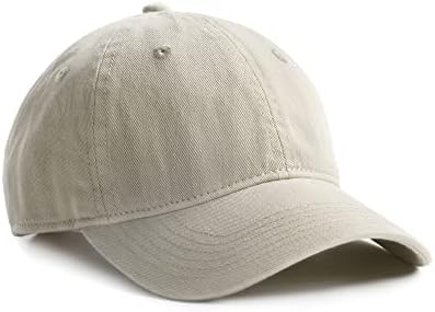 FURTALK Toddler Baseball Hat Kids Boys Girls Adjustable Washed Cotton Baseball Cap with Ponytail (2-5T, Beige)