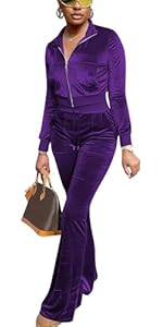 Velour Tops For Women 2018 Women Sequin Tracksuits Pocket Winter