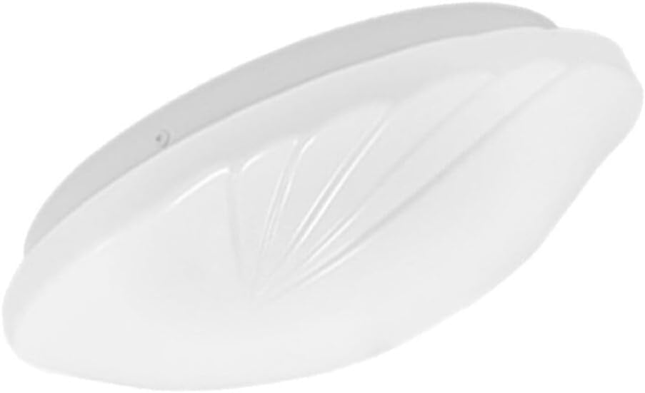 SUPVOX Round Ceiling Light Shade 11.41X11.41X1.77In Plastic Lamp Cover Anti-Glare Ceiling Fixture Replacement for Bedroom Kitchen Living Room Lighting