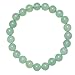 Charged Premium 7" Green Aventurine Crystal 8mm Bead Bracelet Tumble Polished Stretchy (GAIN Creativity, Courage, Independence, Prosperity - BALANCES Emotions) [Reiki] by ZENERGY GEMS