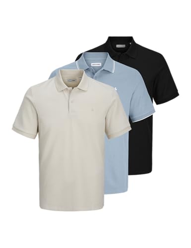 Polo Jack & Jones Jjeaustin le pack de 3 parfait pour l'été
