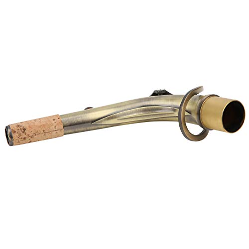 Saxophone Neck, 2.45cm Saxophone Neck Brass, Durable Brass Alto Saxophone Bend Neck, Saxophone Replacement for Alto Sax Bend Tube(Bronze) - Thumbnail 7