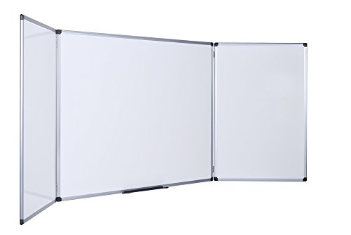 Tableau triptyque blanc laqué Trio Maya Bi-Office pour vos notes - 4