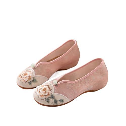 Ballerines en coton doux brodé pour des promenades citadines en toute liberté