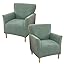 Leaf Jacquard Green
