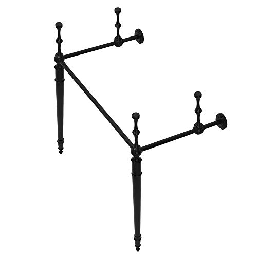 Kingston VPB33280 Brass Console Sink Legs, Matte Black