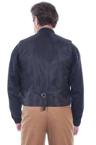 Image of Scully Western Vest Mens Quality Paisley Button M Red F0 RW093