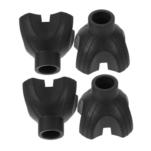 1'' Heavy Duty Rubber Tip for Canes/Crutches/Walkers (4)