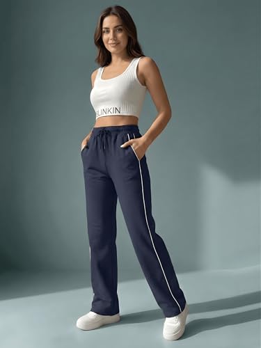 Image of BLINKIN Women's Ankle Length Relaxed Fit All Weather Soft Fabric Jogger | Track Pant for Woman (TRACK-339)