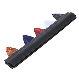 support de médiator pour guitare support de médiators pince pince caoutchouc noir 5 pièces accessoires d'instruments de… – Image 5
