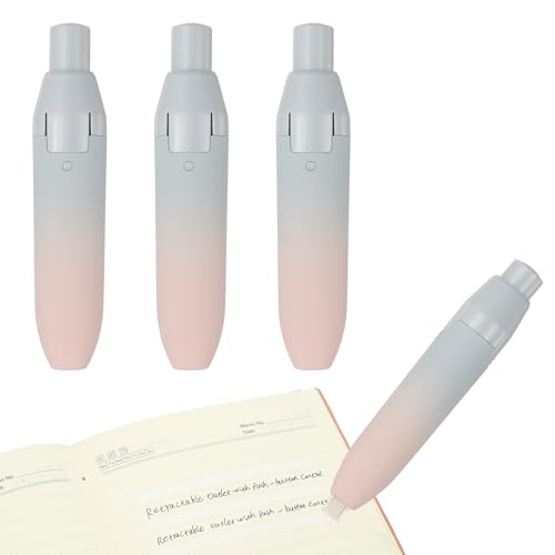Correcteur résistant aux déchirures PATIKIL applicateur rechargeable 4 pièces bleu design