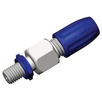 DibaOmnifit® Cap System Adapter, 1/4"-28 UNF(M); 1/ea