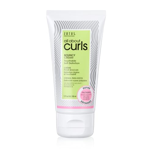 ALL ABOUT CURLS Bouncy Cream | For Curly Hair Styling | Travel Size | Moisturize, Define & Enhance...