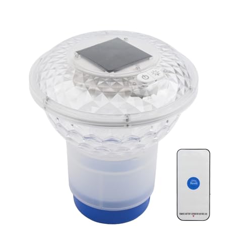 Flotteur de piscine solaire avec LED et diffuseur réglable pour spa - 2