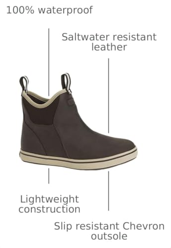 Image of Xtratuf Men's 6 Inch Leather Ankle Deck Boots