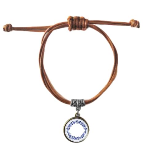 Bracelet culture chinoise et cuir véritable : l'élégance d'un bijou de couple unique