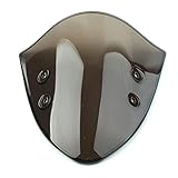 Newsmarts Motorbike Front Windscreen Windshield Shield Screen Wind Deflector for Kawasaki ER-6N 2012-2014, Tan