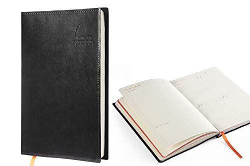 ZMYBCPACK Planner Notebook-Undated Weekly, Dated, Monthly Calendar Journal Notebook For Daily Personal Organizer, Subject Notebooks Planner for Business, Academic, School Life(A5 Size, 8.2 x 5.5inch)