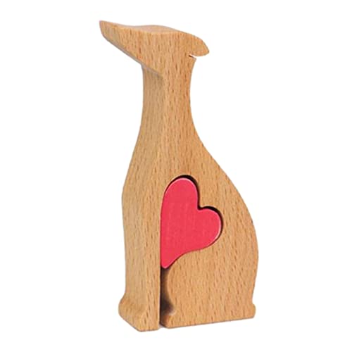 Keptfeet Madera | Figura Artesanal con Detalles Hechos a Mano | Perro Whippet con Estatua corazón Rojo | Colección Animales | Regalo para Hombres Mujeres Keptfeet Madera | Figura Artesanal con Detalles Hechos a Mano | Perro Whippet con Estatua corazón Rojo | Colección Animales | Regalo para Hombres Mujeres