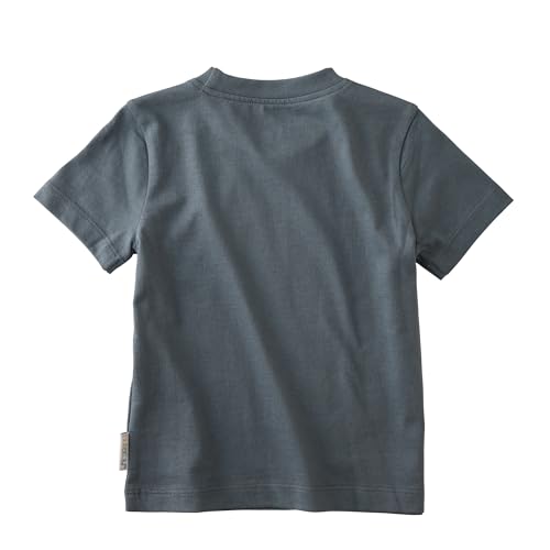 Image of Butterblu Taylor 5-Pack Short Sleeve T-Shirts 100% Organic Cotton | GOTS Certified Organic Cotton for Baby, Toddler Girls, Boys, Unisex, Made to Match Layering Solid Colors