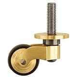 Rotelle in ottone a 360 gradi con cuscinetto silenzioso per mobili, divani, tavoli e ruote in metallo per mobili in ottone (T4927)
