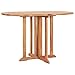 vidaXL Teak Massiv Schmetterling Gartentisch Klappbar Esstisch Klapptisch Holztisch Tisch Gartenmöbel Balkontisch Teaktisch 120x70x75cm