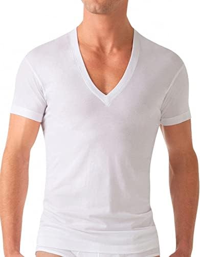 IST Pima Cotton Slim Fit Deep V-Neck 