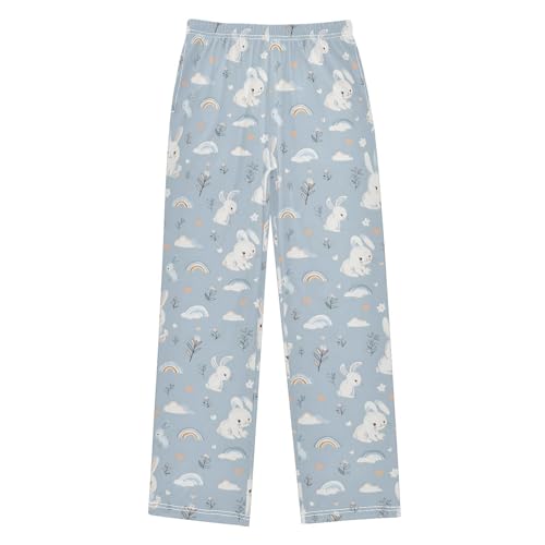 Animal 39 Pajamas Bottoms with Pockets Comfy Pjs Sleepwear Elastic Waistband Pajamas Pants Lounge Pants for 6-14 Years