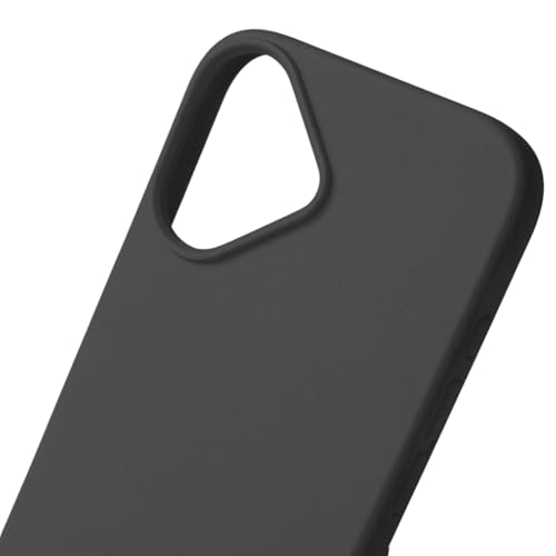 LOAM & LORE Biodegradable Phone Case for iPhone 16, Plastic Free Eco Friendly Phone Case, Plant Based Compostable iPhone 16, Premium Zero-Waste Phone Cover (Black)