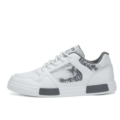 Image of Men's Fashion High Top Chinese Style Skate Sneakers Stylish Comfortable Skateboarding Road Running Walking Shoes