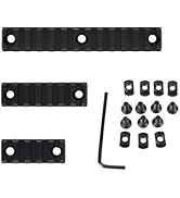 ToopMount Picatinny Rail 5-Slot 7-Slot 13-Slot Lightweight Aluminum 3-Piece Picatinny Rail for Ou...