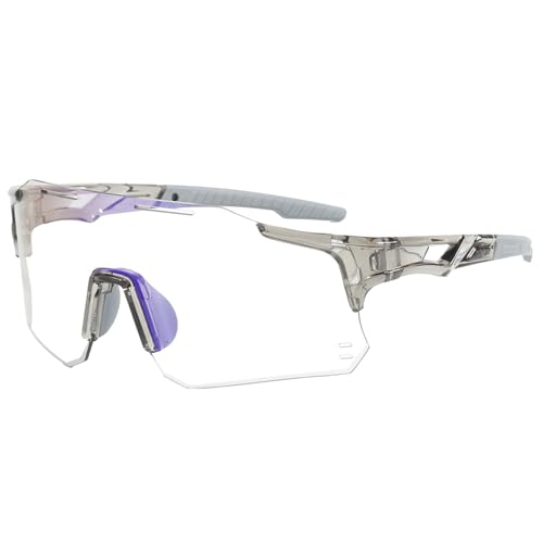 Gafas de sol de ciclismo polarizado | Gafas deportivas para todo clima al aire libre: gafas de marco para hombres mujeres deportes deportes diariamente caminata de bicicleta conduciendo monta