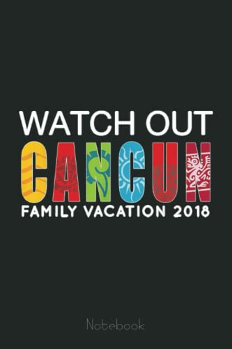 Cancun Mexico Beach Notebook Summer Vacation Souvenir: Drawing Journal and Summer Notebook for Children Summer Journal For Kids With Writing Prompts, Interactive Diary Scrapbook