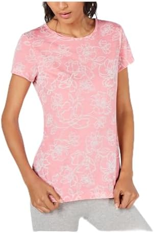 IDEOLOGY Womens Short Sleeve Jewel Neck T-Shirt