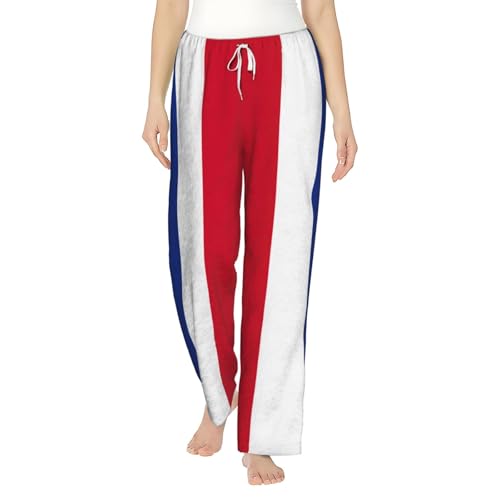 Pantalon pyjama femme flanelle Costa Rica taille élastique homewear
