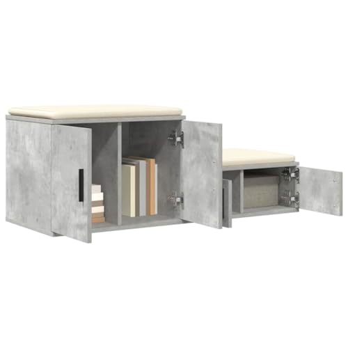 Table d'appoint moderne gris béton design épuré salon et chambre
