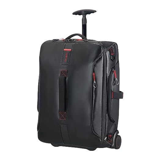 Samsonite Paradiver Light Duffle Bolsa de Viaje con Ruedas, 55/20, 55 cm, 48.5L - 2.2KG, Color Negro