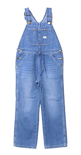 [リー] オーバーオール 【80-160cm】 デニムサロペット 子供服 LK6137 キッズ ライトブルー